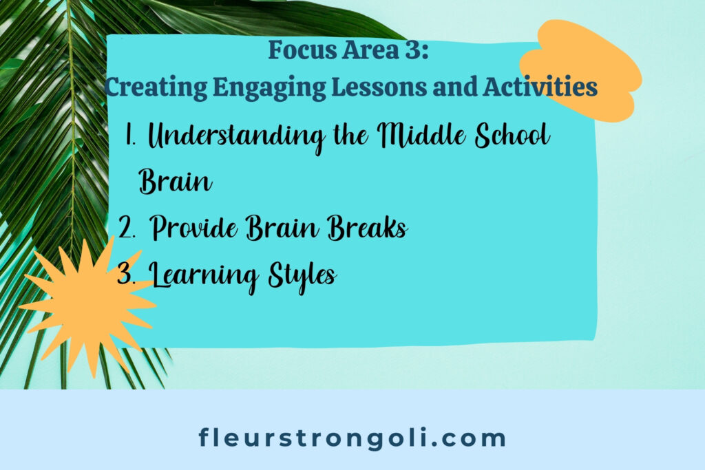 List of strategies for creating engaging lessons and activities