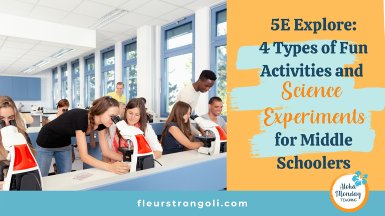 5E Explore: 4 Types of Fun Activities and Science Experiments for Middle Schoolers
