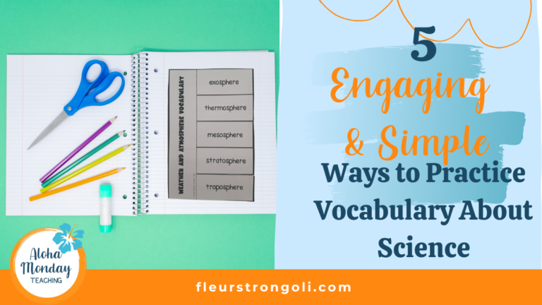 5 Engaging and Simple Ways to Practice Vocabulary About Science
