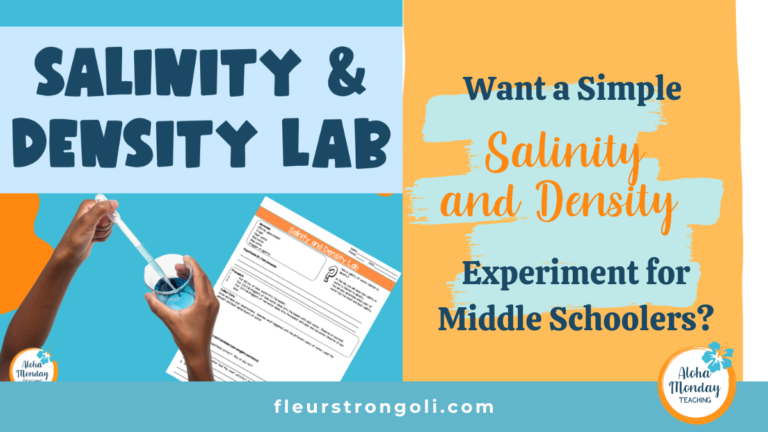 Want a Simple Salinity and Density Experiment for Middle Schoolers?